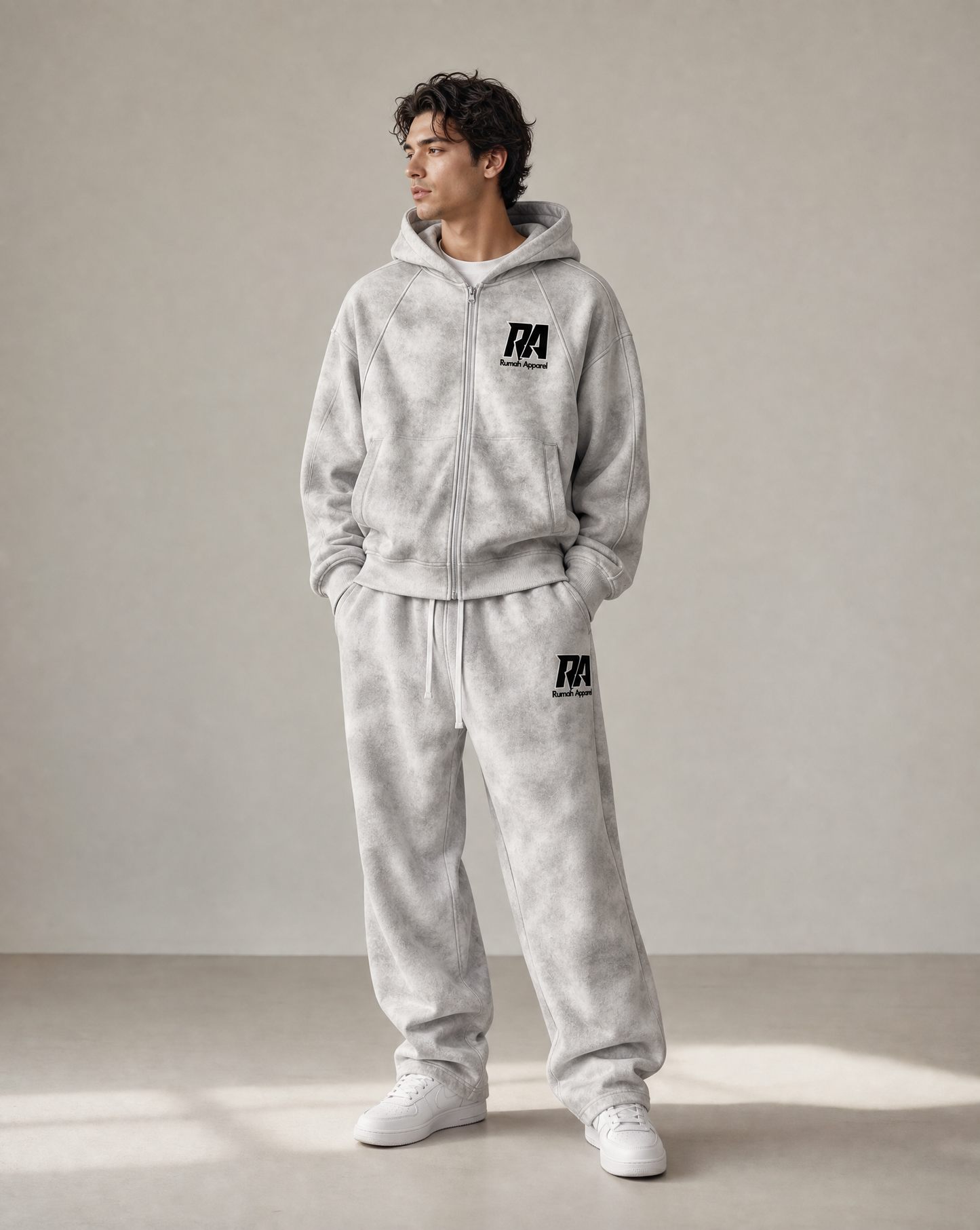 Dirty Washed Fleece Sweatpants