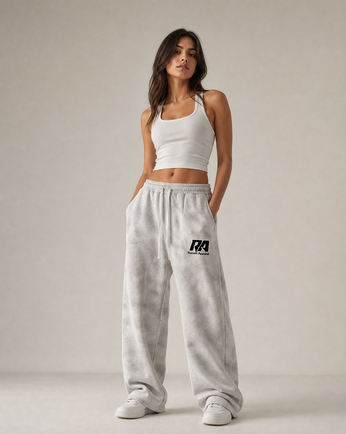 Dirty Washed Fleece Sweatpants