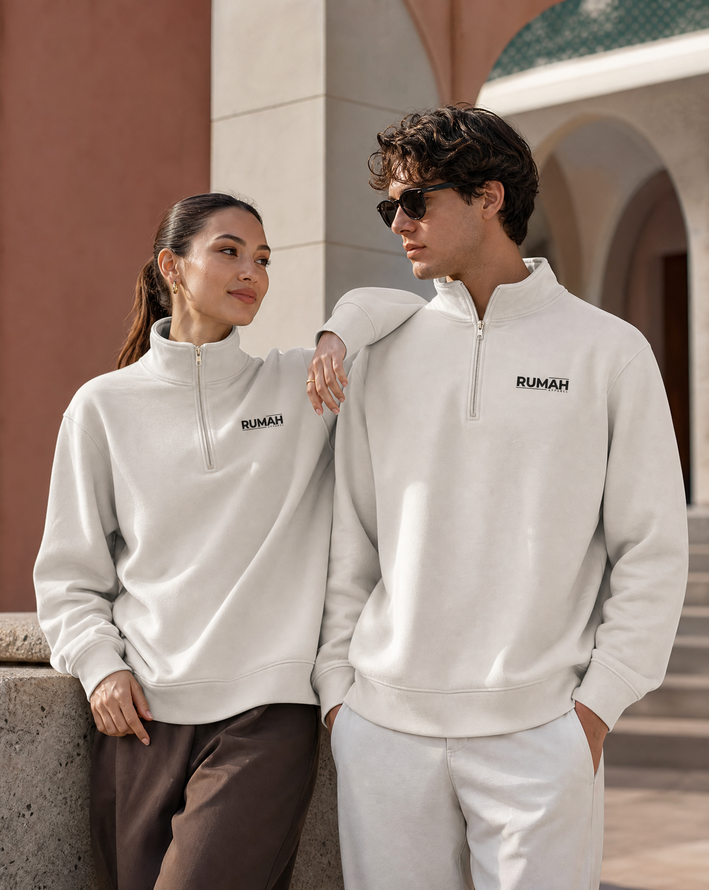 Heavy Organic French Terry Quarter Zip