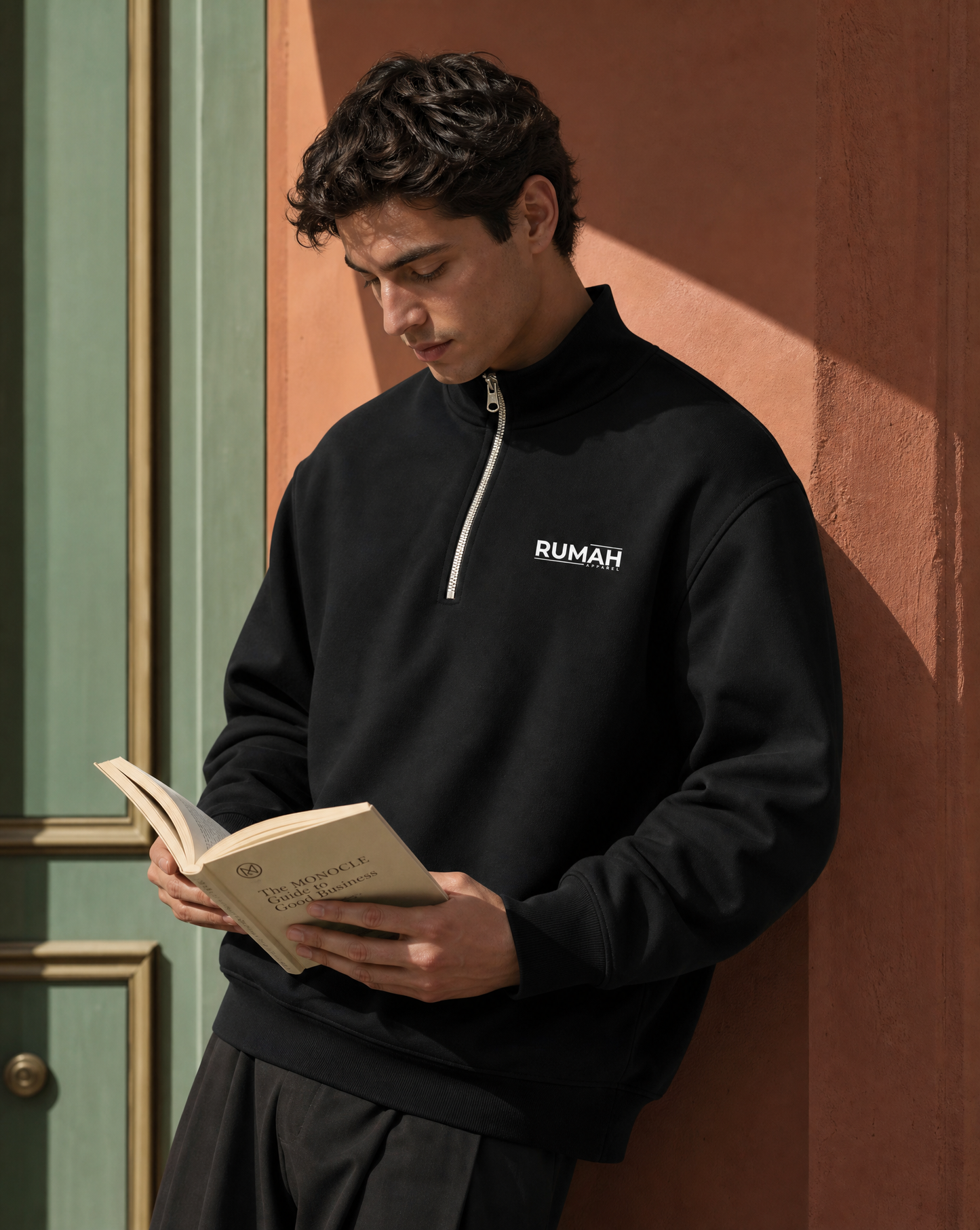 Heavy Organic French Terry Quarter Zip