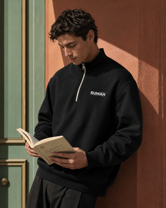 Heavy Organic French Terry Quarter Zip