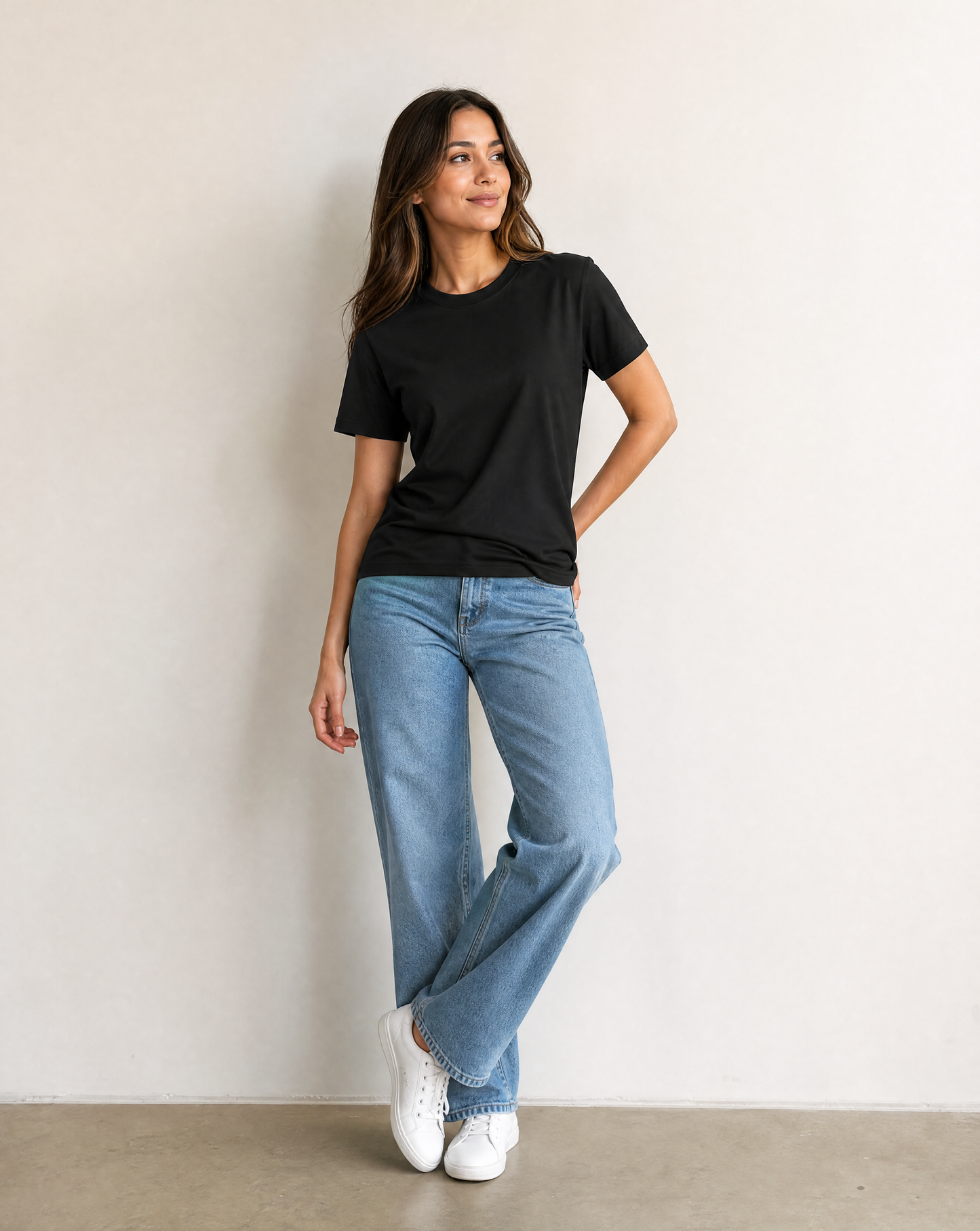Womens Midweight Supima Tee