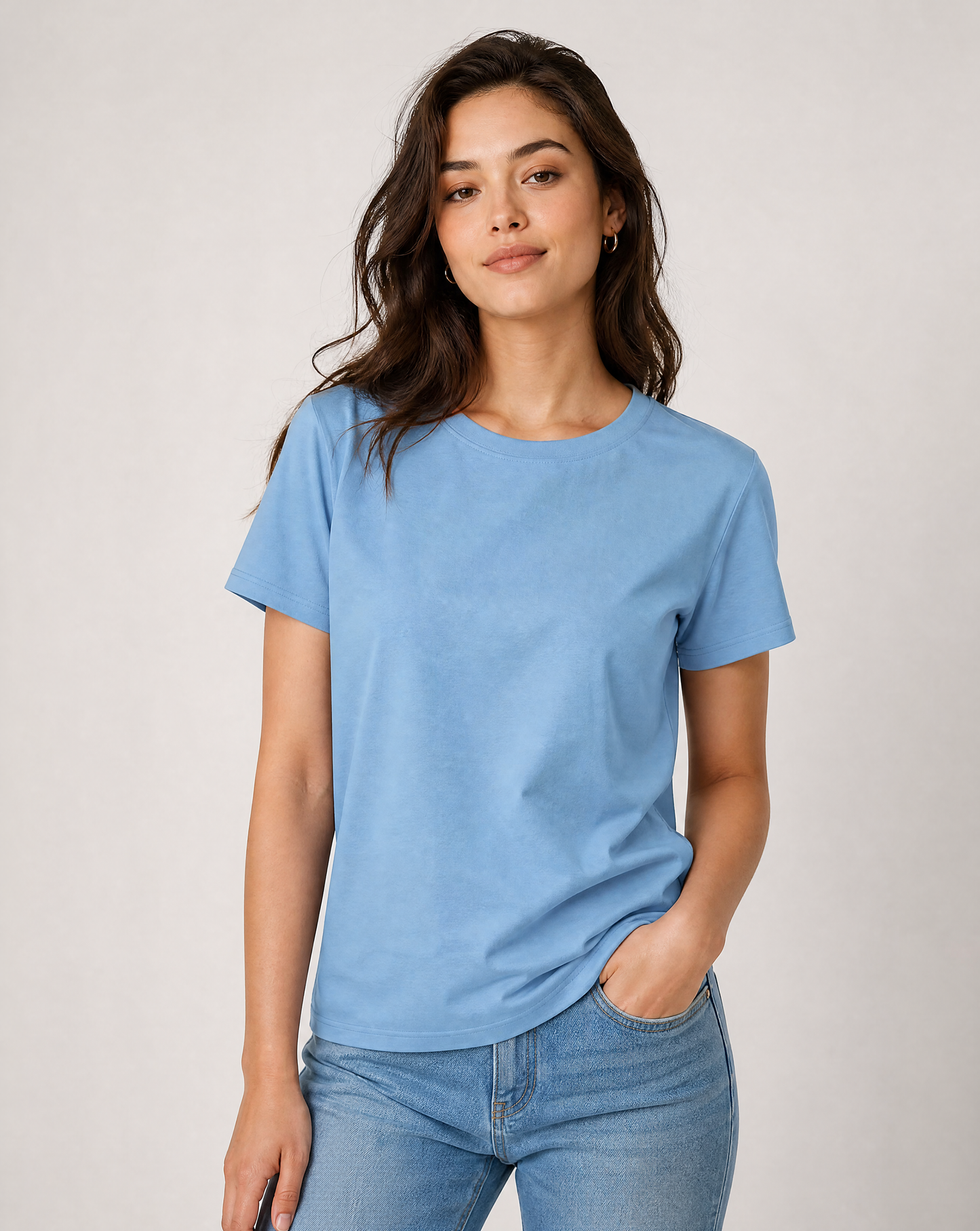 Womens Midweight Supima Tee