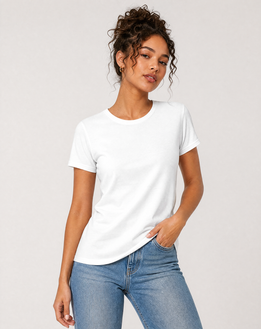 Womens Midweight Supima Tee