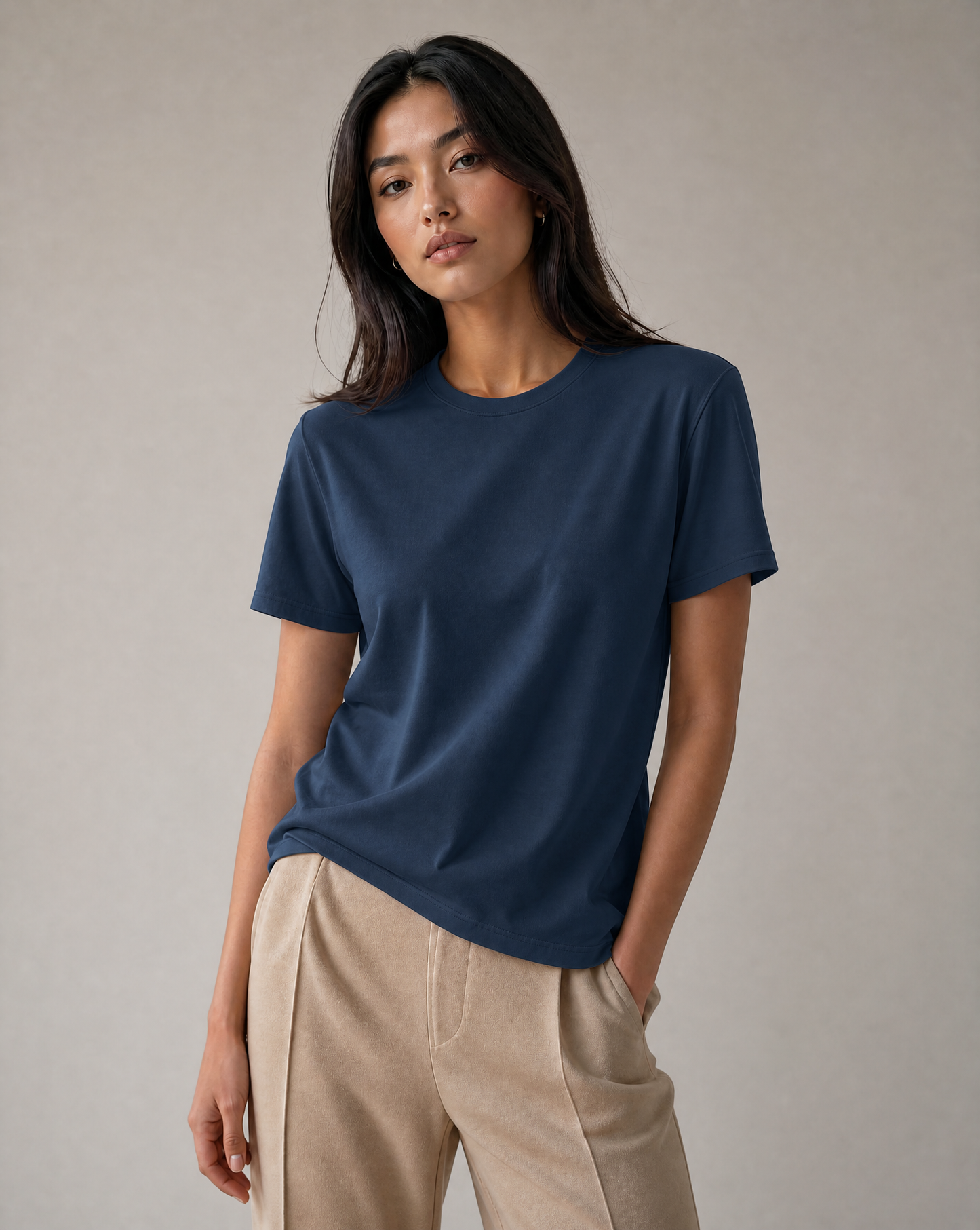 Womens Midweight Supima Tee