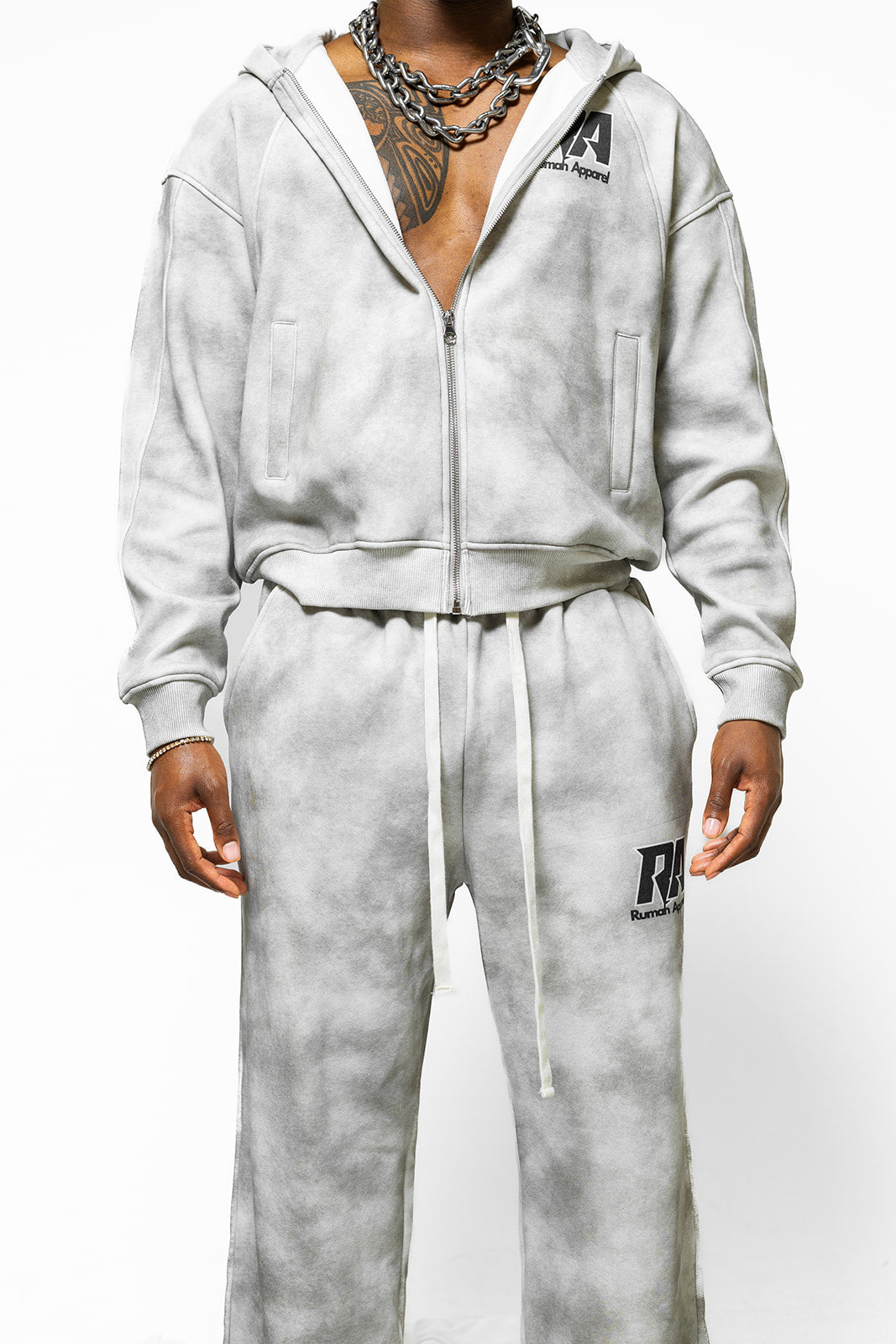 Dirty Washed Fleece Sweatpants