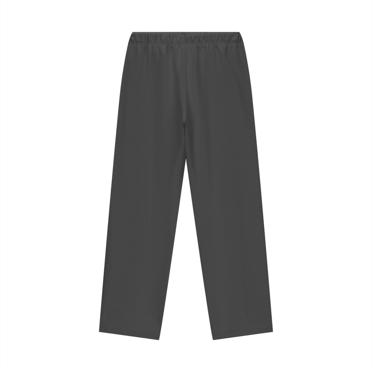 Dark gray pants on a white background