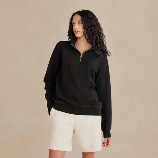 Heavy Organic French Terry Quarter Zip